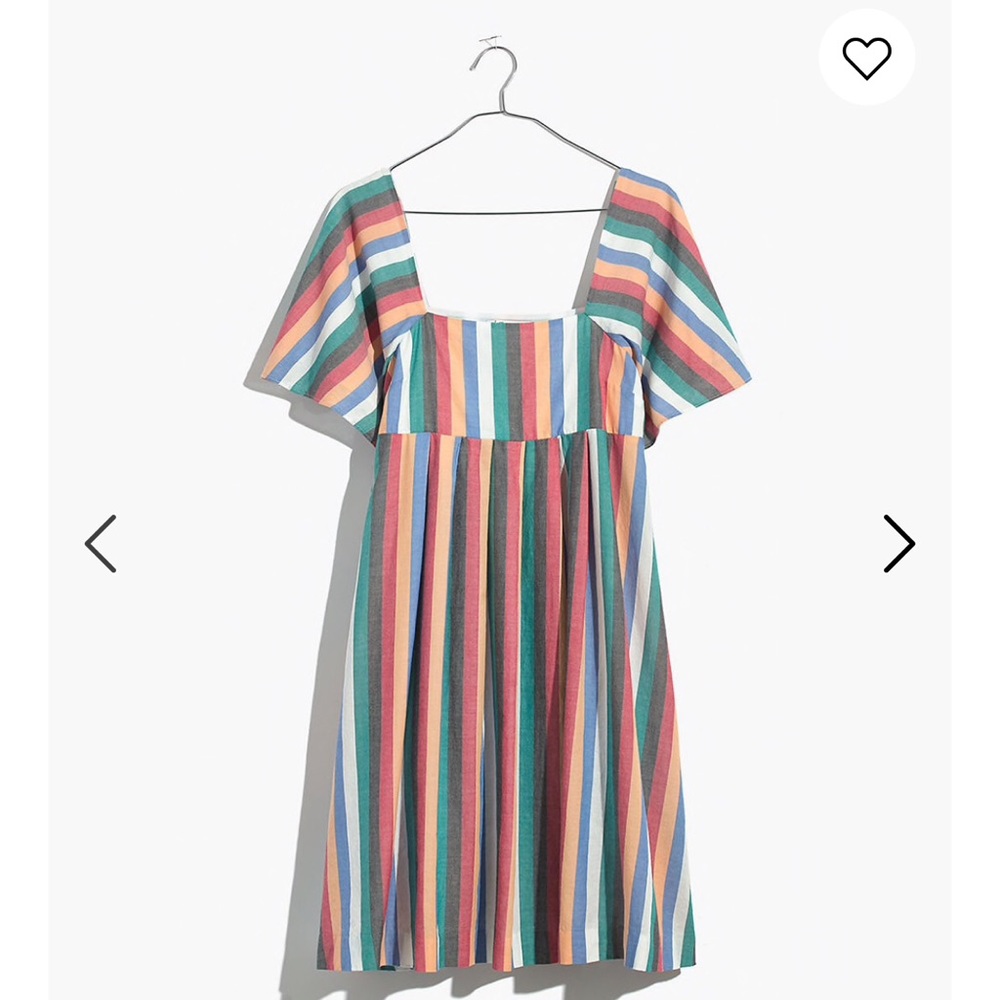 Madewell square-neck mini dress, size L
